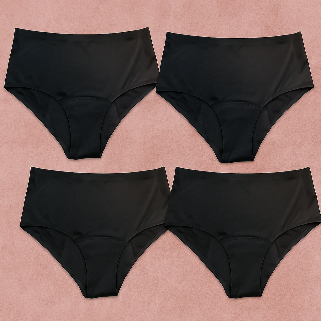 Pack de 3 culottes menstruelles taille haute (15% de réduction)