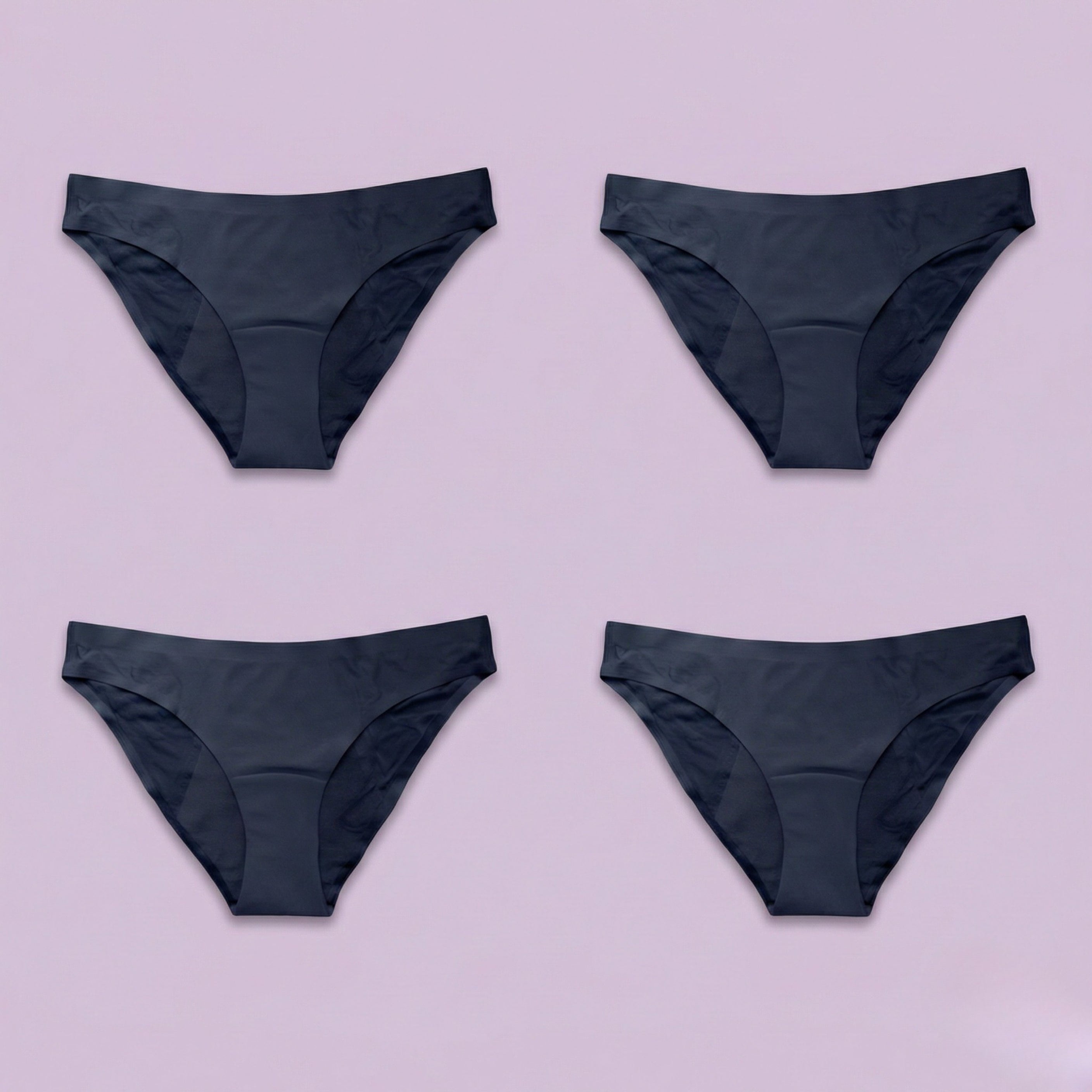 Pack de 4 Braguitas Menstruales Sin Costuras – Equilibrio Perfecto (-30%)