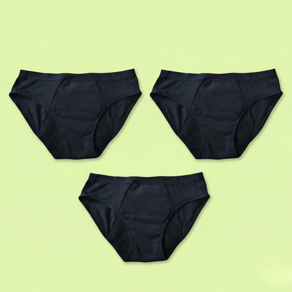 Pack de 3 Braguitas Menstruales de Algodón – Ahorra Más (-25%)