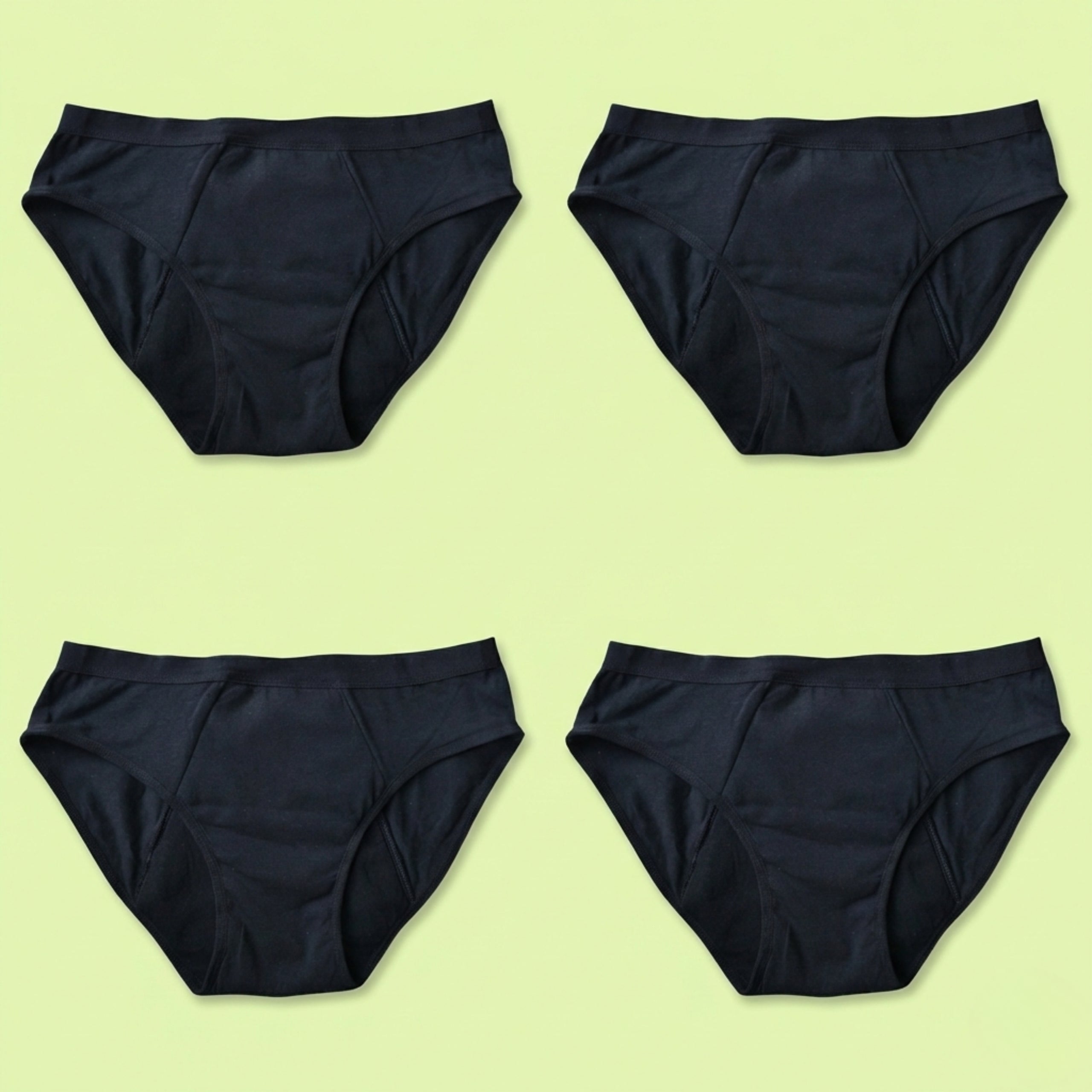 Pack de 4 Braguitas Menstruales de Algodón – Equilibrio Perfecto (-30%)